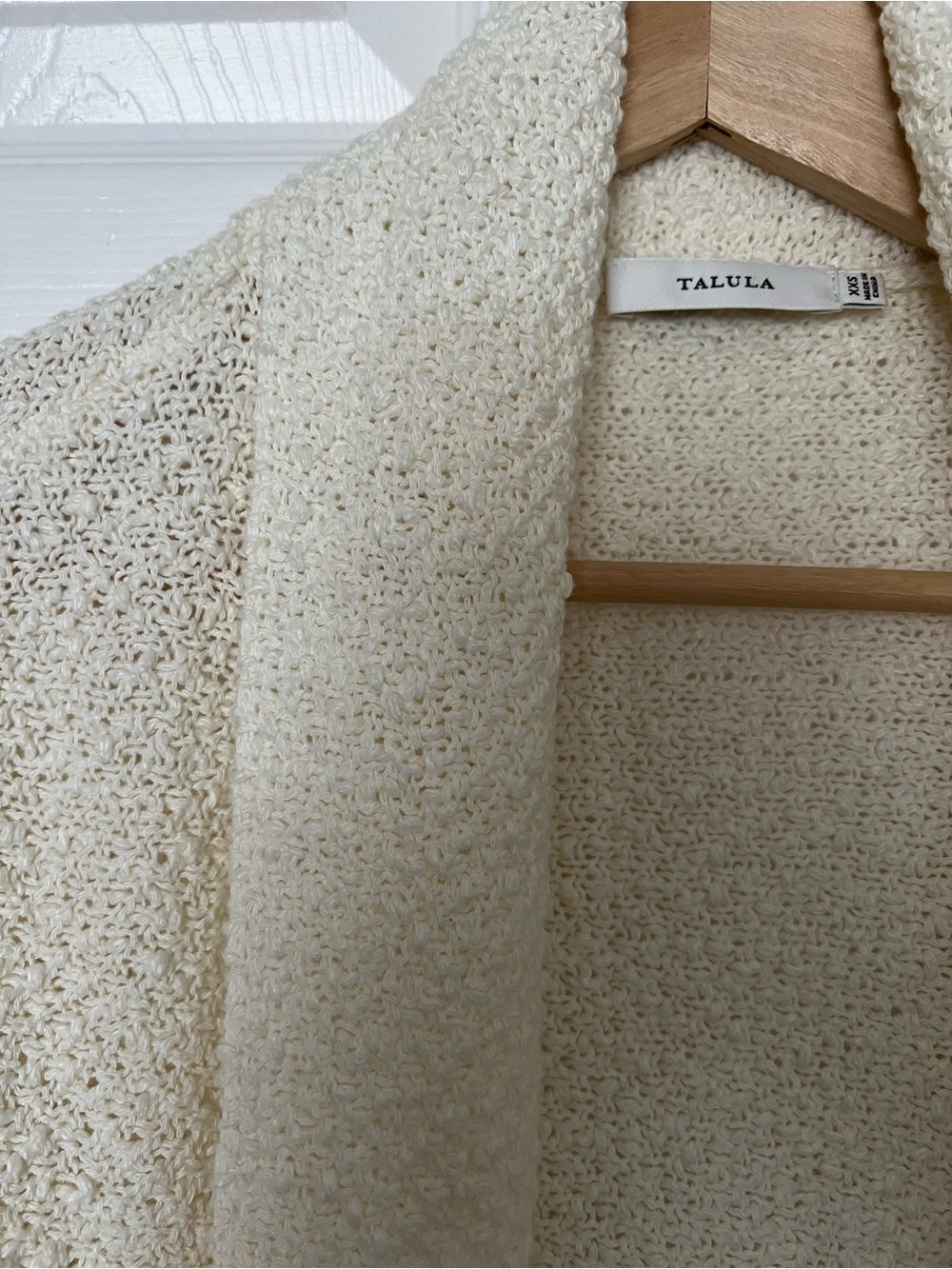 Aritzia Talula Open Cardigan